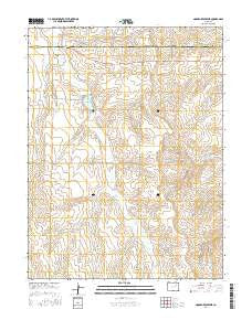Noonen Reservoir Colorado Current topographic map, 1:24000 scale, 7.5 X 7.5 Minute, Year 2016