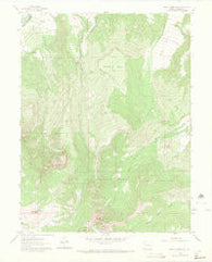 North Mamm Peak Colorado Historical topographic map, 1:24000 scale, 7.5 X 7.5 Minute, Year 1960