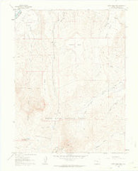 North Mamm Peak Colorado Historical topographic map, 1:24000 scale, 7.5 X 7.5 Minute, Year 1960