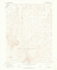 North Mamm Peak Colorado Historical topographic map, 1:24000 scale, 7.5 X 7.5 Minute, Year 1960