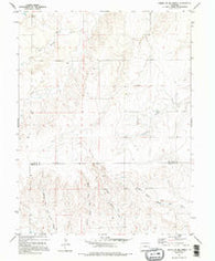 North Of Big Spring Colorado Historical topographic map, 1:24000 scale, 7.5 X 7.5 Minute, Year 1979