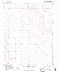 North Of Brandon Colorado Historical topographic map, 1:24000 scale, 7.5 X 7.5 Minute, Year 1982