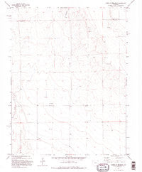 North Of Brandon Colorado Historical topographic map, 1:24000 scale, 7.5 X 7.5 Minute, Year 1982
