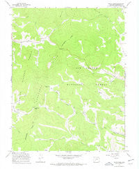 North Pass Colorado Historical topographic map, 1:24000 scale, 7.5 X 7.5 Minute, Year 1967