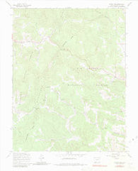 North Pass Colorado Historical topographic map, 1:24000 scale, 7.5 X 7.5 Minute, Year 1967