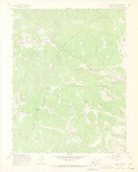 North Pass Colorado Historical topographic map, 1:24000 scale, 7.5 X 7.5 Minute, Year 1967