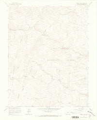 North Pass Colorado Historical topographic map, 1:24000 scale, 7.5 X 7.5 Minute, Year 1967