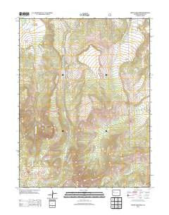 North Mamm Peak Colorado Historical topographic map, 1:24000 scale, 7.5 X 7.5 Minute, Year 2013