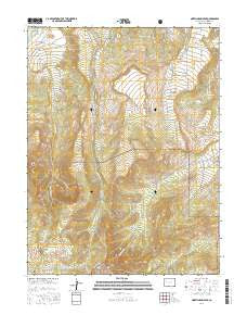 North Mamm Peak Colorado Current topographic map, 1:24000 scale, 7.5 X 7.5 Minute, Year 2016
