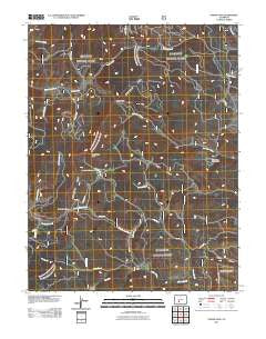 North Pass Colorado Historical topographic map, 1:24000 scale, 7.5 X 7.5 Minute, Year 2011