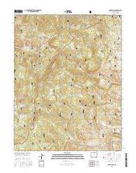 North Pass Colorado Current topographic map, 1:24000 scale, 7.5 X 7.5 Minute, Year 2016