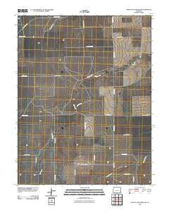 North Plum Creek NW Colorado Historical topographic map, 1:24000 scale, 7.5 X 7.5 Minute, Year 2010