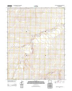 North Plum Creek NW Colorado Historical topographic map, 1:24000 scale, 7.5 X 7.5 Minute, Year 2013
