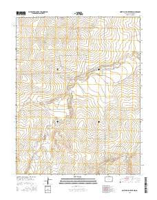 North Plum Creek NW Colorado Current topographic map, 1:24000 scale, 7.5 X 7.5 Minute, Year 2016