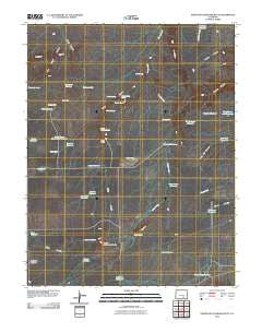 North Rattlesnake Butte Colorado Historical topographic map, 1:24000 scale, 7.5 X 7.5 Minute, Year 2010