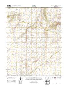 North Rattlesnake Butte Colorado Historical topographic map, 1:24000 scale, 7.5 X 7.5 Minute, Year 2013