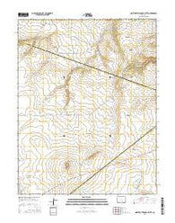 North Rattlesnake Butte Colorado Current topographic map, 1:24000 scale, 7.5 X 7.5 Minute, Year 2016