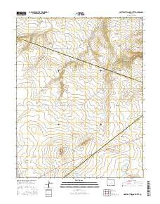 North Rattlesnake Butte Colorado Current topographic map, 1:24000 scale, 7.5 X 7.5 Minute, Year 2016