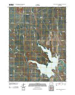 North Sterling Reservoir Colorado Historical topographic map, 1:24000 scale, 7.5 X 7.5 Minute, Year 2010