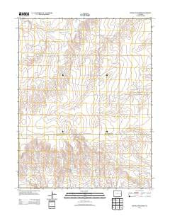 North of Big Spring Colorado Historical topographic map, 1:24000 scale, 7.5 X 7.5 Minute, Year 2013