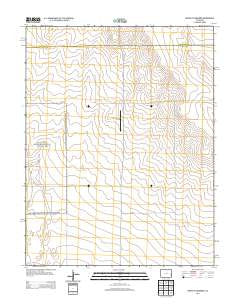 North of Brandon Colorado Historical topographic map, 1:24000 scale, 7.5 X 7.5 Minute, Year 2013