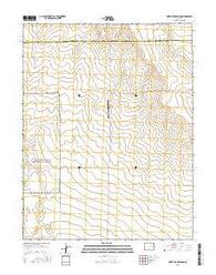 North of Brandon Colorado Current topographic map, 1:24000 scale, 7.5 X 7.5 Minute, Year 2016