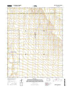 North of Brandon Colorado Current topographic map, 1:24000 scale, 7.5 X 7.5 Minute, Year 2016