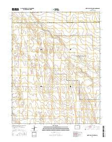 North of Chivington Colorado Current topographic map, 1:24000 scale, 7.5 X 7.5 Minute, Year 2016