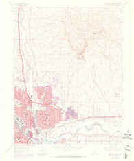 Northeast Pueblo Colorado Historical topographic map, 1:24000 scale, 7.5 X 7.5 Minute, Year 1961