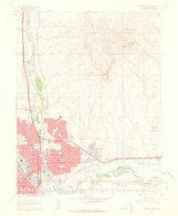 Northeast Pueblo Colorado Historical topographic map, 1:24000 scale, 7.5 X 7.5 Minute, Year 1961