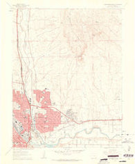 Northeast Pueblo Colorado Historical topographic map, 1:24000 scale, 7.5 X 7.5 Minute, Year 1961