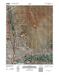 Northeast Pueblo Colorado Historical topographic map, 1:24000 scale, 7.5 X 7.5 Minute, Year 2010