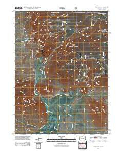 Northgate Colorado Historical topographic map, 1:24000 scale, 7.5 X 7.5 Minute, Year 2011