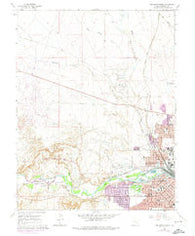 Northwest Pueblo Colorado Historical topographic map, 1:24000 scale, 7.5 X 7.5 Minute, Year 1961