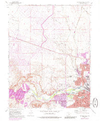 Northwest Pueblo Colorado Historical topographic map, 1:24000 scale, 7.5 X 7.5 Minute, Year 1961