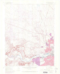 Northwest Pueblo Colorado Historical topographic map, 1:24000 scale, 7.5 X 7.5 Minute, Year 1961