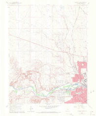Northwest Pueblo Colorado Historical topographic map, 1:24000 scale, 7.5 X 7.5 Minute, Year 1961