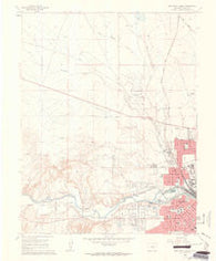 Northwest Pueblo Colorado Historical topographic map, 1:24000 scale, 7.5 X 7.5 Minute, Year 1961