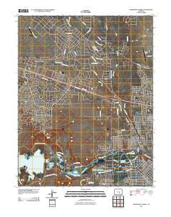 Northwest Pueblo Colorado Historical topographic map, 1:24000 scale, 7.5 X 7.5 Minute, Year 2010