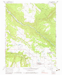 Norwood Colorado Historical topographic map, 1:24000 scale, 7.5 X 7.5 Minute, Year 1964