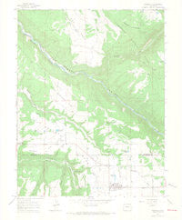 Norwood Colorado Historical topographic map, 1:24000 scale, 7.5 X 7.5 Minute, Year 1964