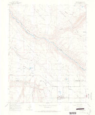 Norwood Colorado Historical topographic map, 1:24000 scale, 7.5 X 7.5 Minute, Year 1964