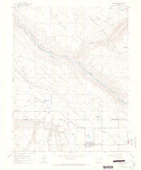 Norwood Colorado Historical topographic map, 1:24000 scale, 7.5 X 7.5 Minute, Year 1964