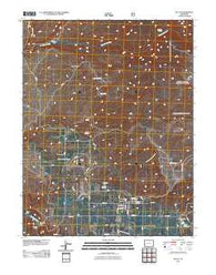 Nucla Colorado Historical topographic map, 1:24000 scale, 7.5 X 7.5 Minute, Year 2011