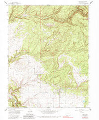 Nucla Colorado Historical topographic map, 1:24000 scale, 7.5 X 7.5 Minute, Year 1960