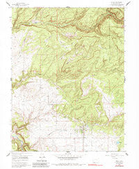 Nucla Colorado Historical topographic map, 1:24000 scale, 7.5 X 7.5 Minute, Year 1960