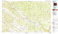 Nucla Colorado Historical topographic map, 1:100000 scale, 30 X 60 Minute, Year 1983