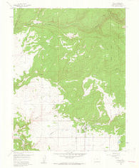 Nucla Colorado Historical topographic map, 1:24000 scale, 7.5 X 7.5 Minute, Year 1960