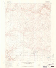 Nucla Colorado Historical topographic map, 1:24000 scale, 7.5 X 7.5 Minute, Year 1960