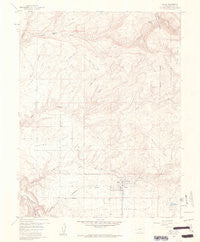 Nucla Colorado Historical topographic map, 1:24000 scale, 7.5 X 7.5 Minute, Year 1960